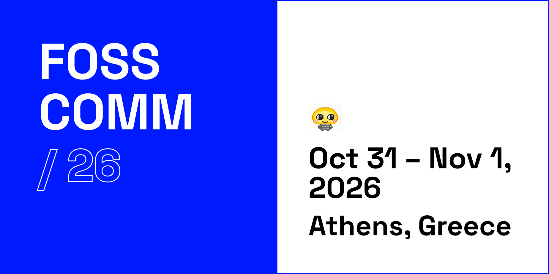 FOSSCOMM 2026